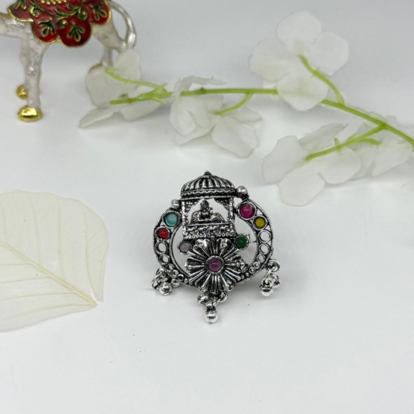 Oxidized Ghunghroo Ring
