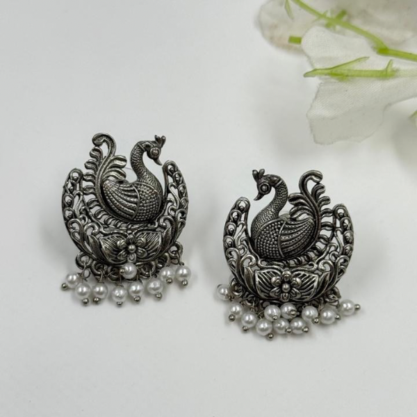 Oxidized Charm Earring Set – 5 Styles in 1 Box