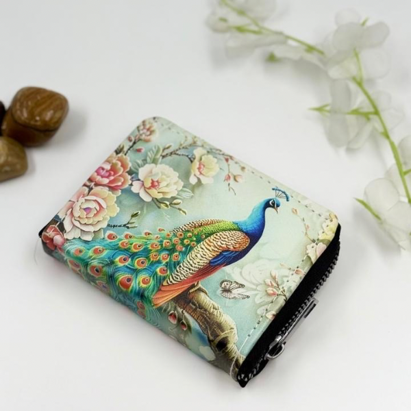 Floral Peacock Wallet