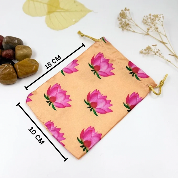 Peach Lotus Potli