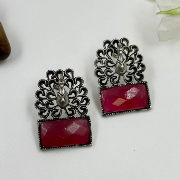 Oxidized Charm Earring Set – 5 Styles in 1 Box