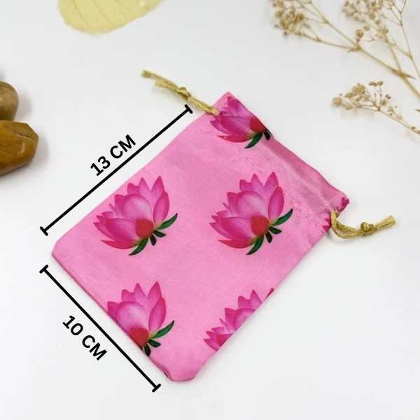 Gulabi Lotus Potli