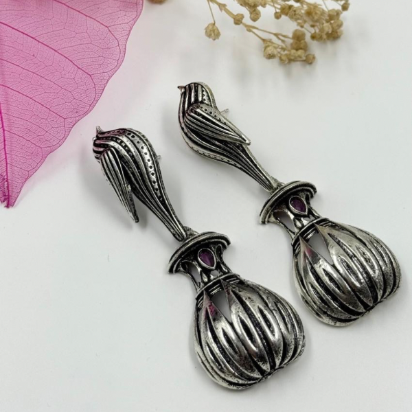 Whimsical Bird Dangler Earrings