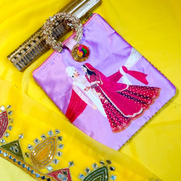 Lavendra Wedding Knot Potli
