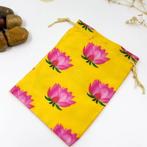 SunKissed Yellow Lotus Potli