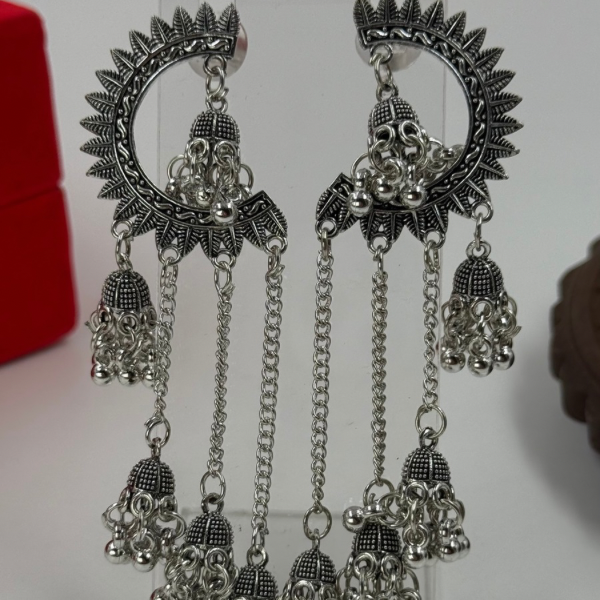 Navratri Dhamaka Oxidized Earring Set – 5 in 1