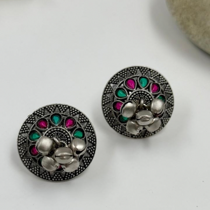 Oxidized Charm Earring Set – 5 Styles in 1 Box