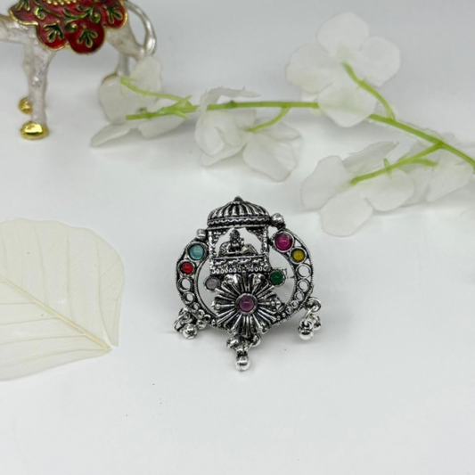 Oxidized Ghunghroo Ring