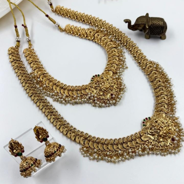 Pearl Majesty Temple Jewellery Set