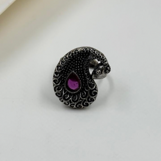 Vintage Peacock Statement Dream Ring