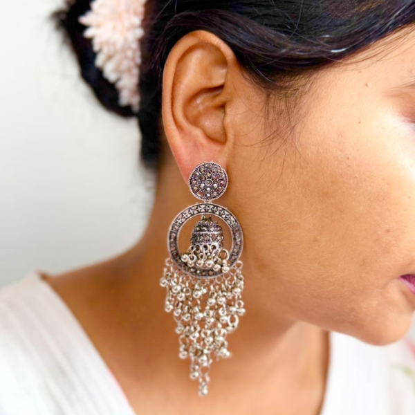 Ghungroo Grace Jhumka Earrings