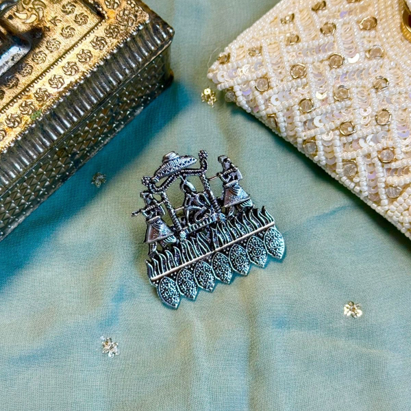 Oxidized Palki Doli Ring