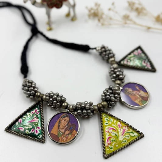 Regal Raga Triangle Necklace