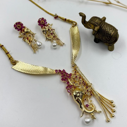 Designer Elephant - Glam Necklace Set
