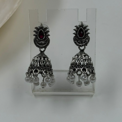 Bohemian Bliss: Oxidized Silver Earring Gift Box