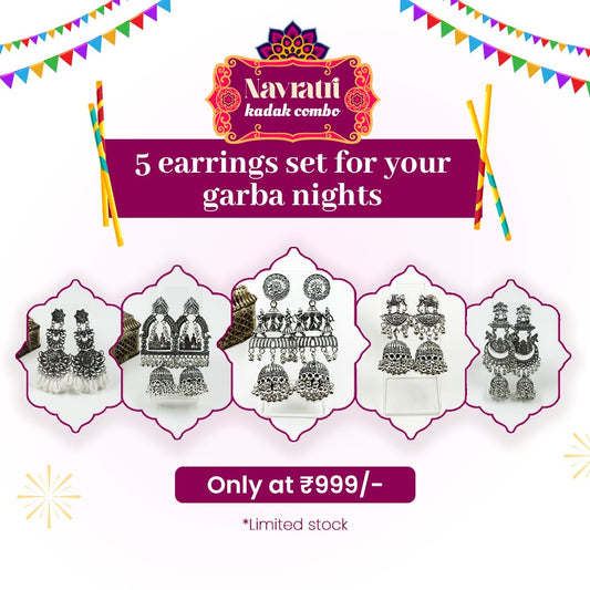 Navratri Jabardast Earrings Combo