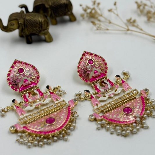 Vintage Royal Doli - Chandbali Earrings 3