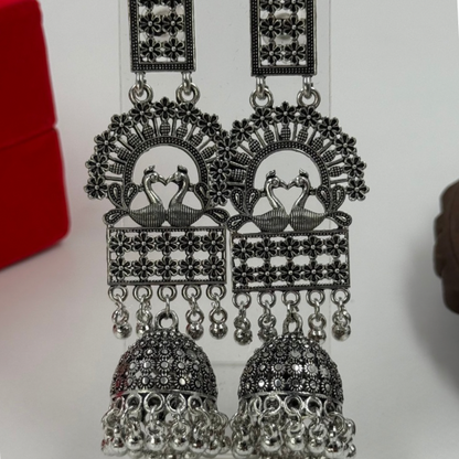 Navratri Dhamaka Oxidized Earring Set – 5 in 1