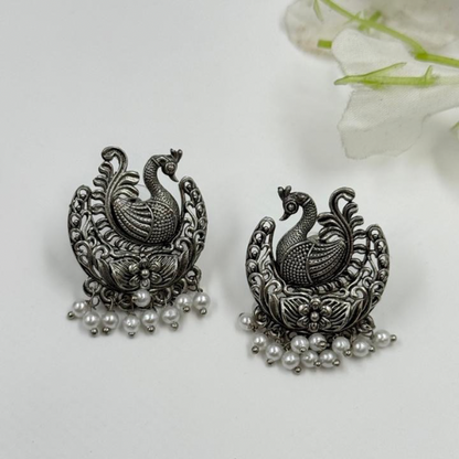 Oxidized Charm Earring Set – 5 Styles in 1 Box