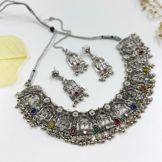 Raja Rani Union Necklace Set