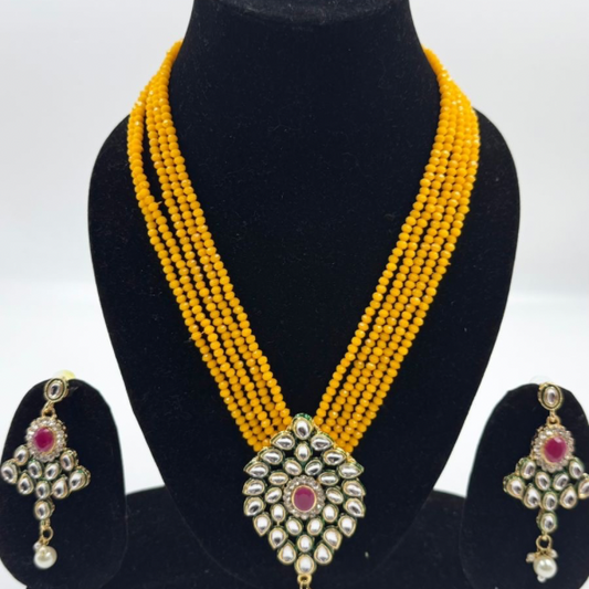 Golden Hour Kundan Charm Set