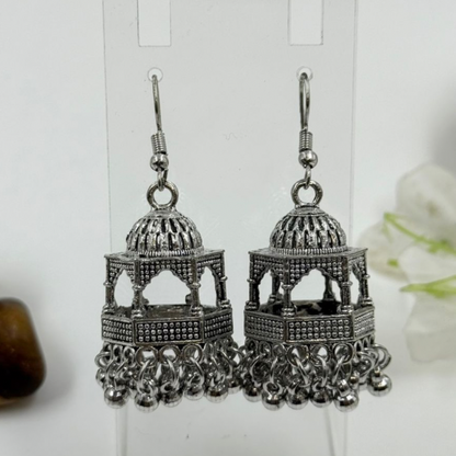 Oxidized Charm Earring Set – 5 Styles in 1 Box