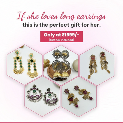Eternal Charm – Long Earrings Gift Set For Her