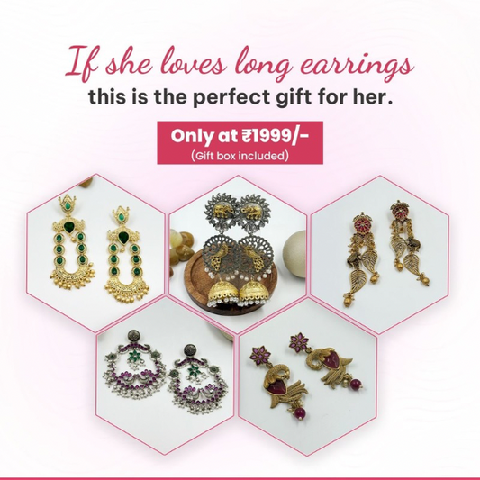 Eternal Charm – Long Earrings Gift Set For Her