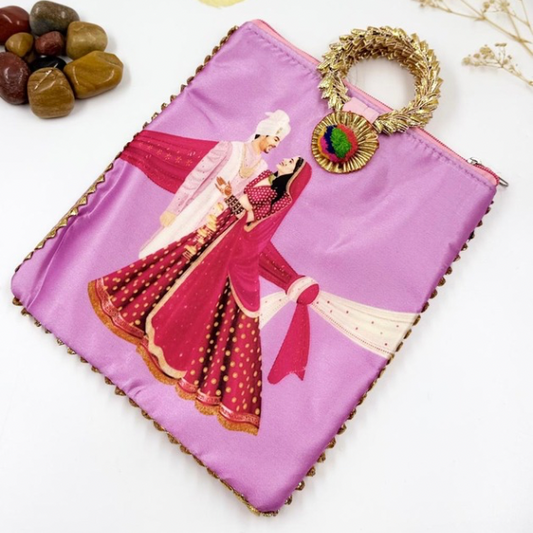 Lavendra Wedding Knot Potli