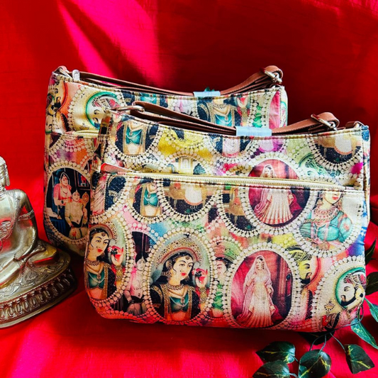 Mughal printed classic handbag