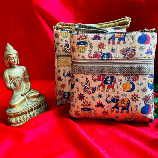 Royal Musical printed handbag