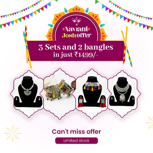 Navratri Glam Jewelry Combo