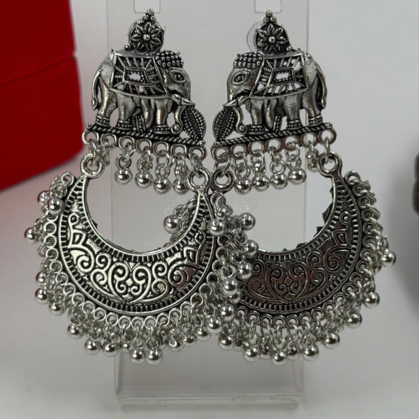 Navratri Dhamaka Oxidized Earring Set – 5 in 1