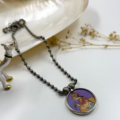 The Vintage Rani Elegance Necklace 3 - Pink