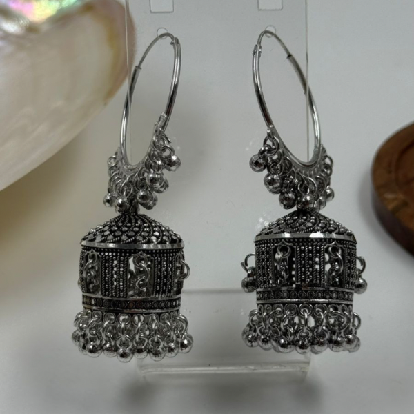 Navratri Special Oxidised 5 Earrings Combo