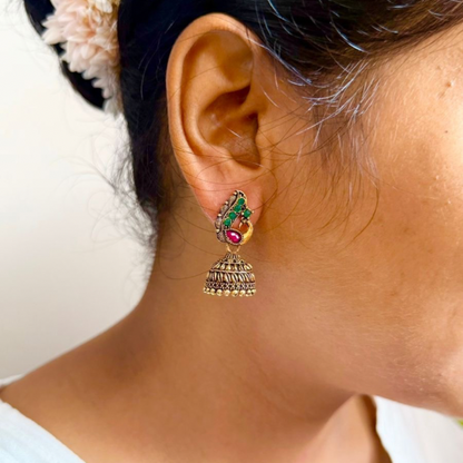 Indian Royal Studs - Jhumka Earrings