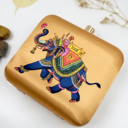 The Elephant Elegance Clutch