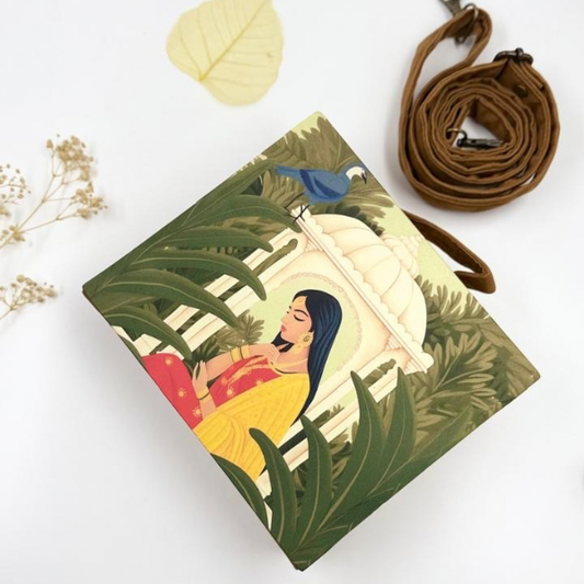 Nature-Inspired Heritage Sling Bag