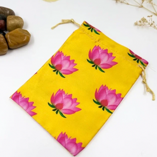 SunKissed Yellow Lotus Potli