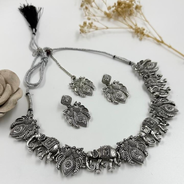 Timeless Elegance Elephant Necklace Set