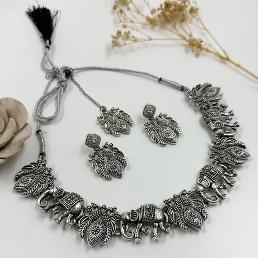 Timeless Elegance Elephant Necklace Set