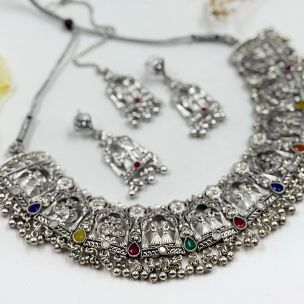 Raja Rani Union Necklace Set