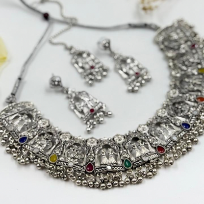 Raja Rani Union Necklace Set