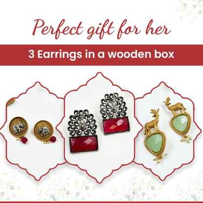 Perfect gift for her - Statement Earrings Combo