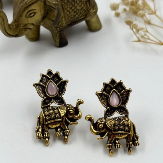 Lotus Royale – Elephant Charm Earrings 6