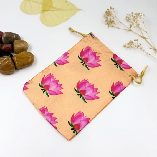 Peach Lotus Potli