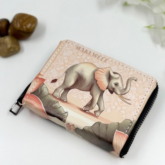 Vintage Chic Zip Wallet
