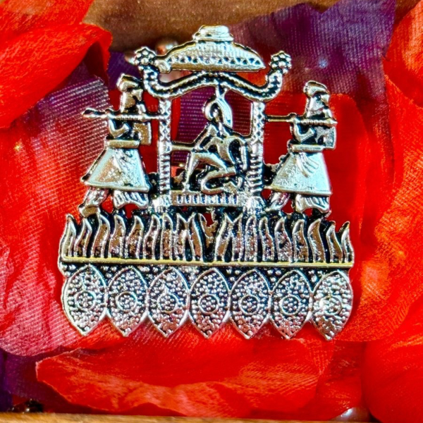 Oxidized Palki Doli Ring