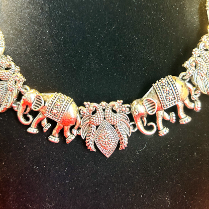 Timeless Elegance Elephant Necklace Set