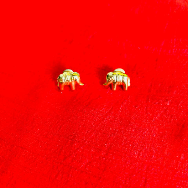 Dainty Baby Elephant Earrings